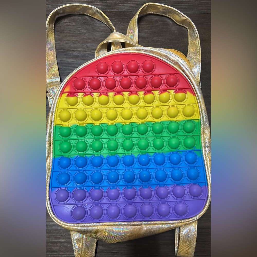 Pop it back pack purse